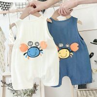 【hot sale】 ✔ C10 [Ready Stock]Baby Romper Jumper Clothing Kids Cartoon Sleeveless Jumpsuit Newborn Infant Unisex Clothes