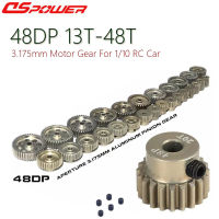 RC รถมอเตอร์เกียร์ 48DP 3.175mm Pinion 13t ถึง 48t สำหรับ 1/18 1/16 1/12 1/10 1/8 RC Buggy Monster Truck Drift รถ Off-road Crawler-ioec53 shop