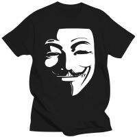 【New】ใหม่ V สำหรับ Vendetta เสื้อยืด Anonymous Guy หน้ากาก Fawkes ผู้ชาย100% Cotton เสื้อ T คอสั้นแขนเสื้อวินเทจชาย Tees Tshirts