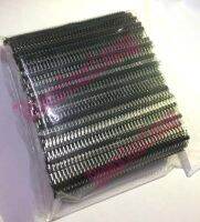 200ชิ้น/ล็อต40pin 40P FEMALE Pin Header ขั้วต่อส่วนหัวของเข็มหมุดตัวผู้2.54มม. 1*40