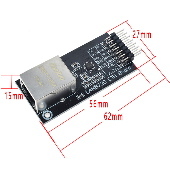 บอร์ดสำหรับ-arduino-พัฒนาส่วนติดต่อตัวรับส่งสัญญาณโมดูล-ethernet-เครือข่าย-lan8720