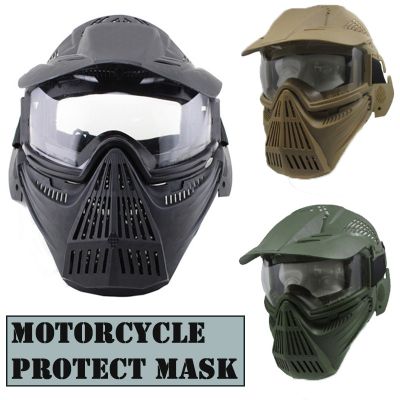 Men’s Outdoor Sports CS Transformers Face Protection Sunproof PC Lens Tactical Mask