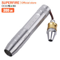 S10 SUPERFIRE ไฟฉายแรงสูงหยกมืออาชีพ365nm ไฟฉายหลอดยูวีตรวจสอบเงินเพื่อดูการระบุของเครื่องประดับ Jadeite