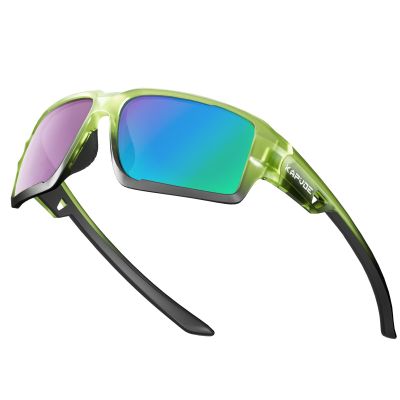 Kapvoe แว่นตาตกปลาผู้ชาย,แว่นตา UV400จักรยาน MTB กลางแจ้งแว่นตากีฬาผู้หญิงย้อนยุคแว่นตาตกปลา