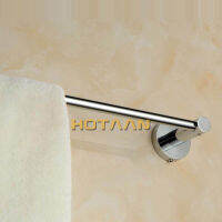 Bathroom Round Bath Towel Bar Solid Brass Material Chrome Quality Wall Mounted Towel Rail Holder Toilet Bar Bathroom Products