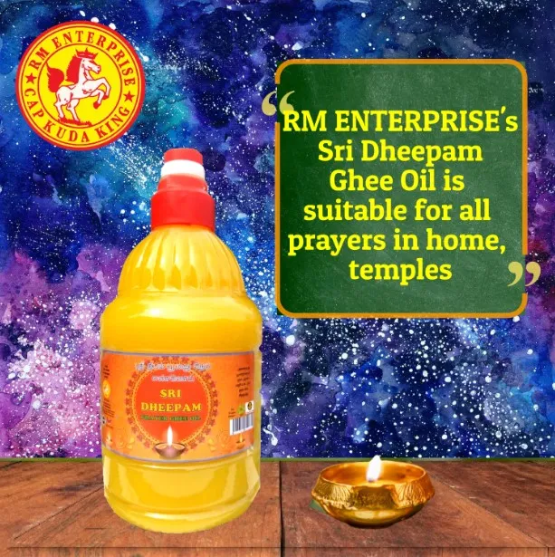 ghee oil 2 Liter / nei / ghee / RM ENTERPRISE's Sri Deepam Ghee Oil 2