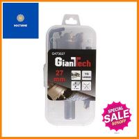 ดอกโฮลซอว์เจาะสเตนเลส 27 มม. GIANTTECH รุ่น G473027 ขนาด 2.9 x 2.9 x 10.8 ซม. สีเงิน **ขายดีที่สุด**