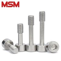 10pcs Smooth Hexagon Socket Captive Screws Short Head 304 Stainles Steel M2 M2.5 M3 M4 M5 M6 Half Thread Male Bolt Anti-Release Nails Screws Fasteners