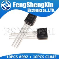 20PCS 2SA992 TO-92 2SC1845 TO92 10pairs (10PCS A992 + 10PCS C1845) hi-fi the tube PNP SILICON TRANSISTOR WATTY Electronics