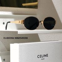 *รุ่นแถมกระเป๋า* Celine CL40235U Sunglasses แว่นเลนส์ดำ