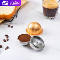 【i Cafilas】[NVCG7] แคปซูลกาแฟแบบใช้ซ้ำได้304สแตนเลสสำหรับ Nespresso VERTUO Next