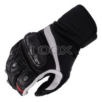 【CW】Genuine Leather Gloves Motorcycle Downhill Cycling Riding Racing Gloves
