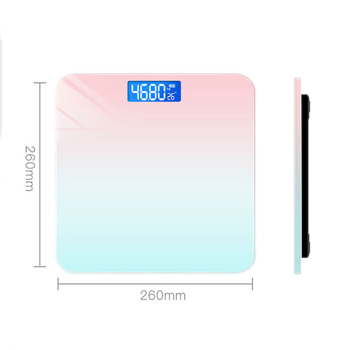 bathroom-electronic-scale-aurora-gradient-smart-bluetooth-body-fat-scale-led-display-digital-scale-portable-electronic-scale