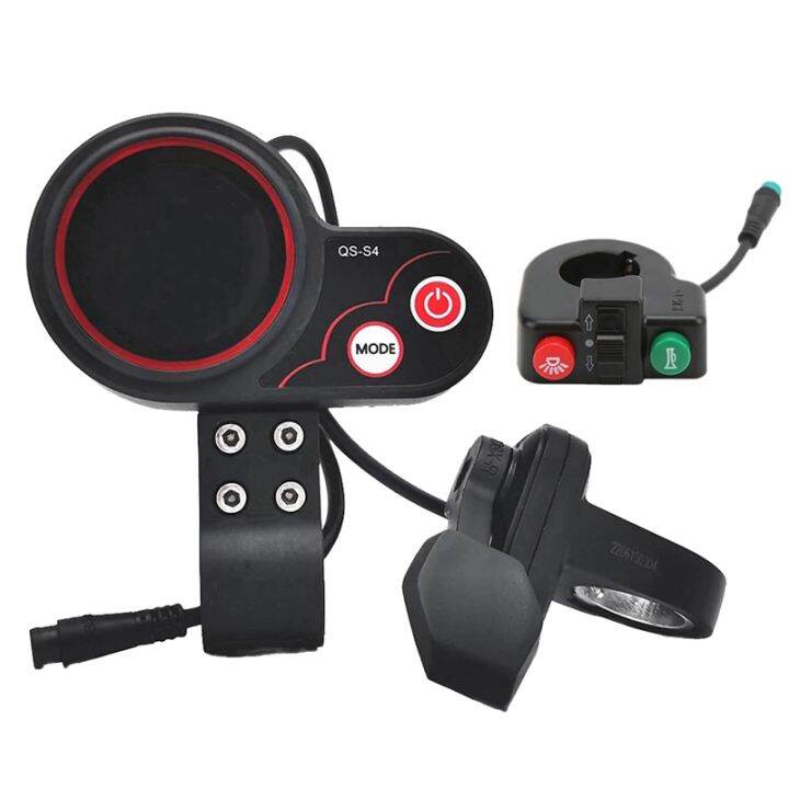 QS-S4 Écran LCD d'accélérateur pour scooter électrique 48 V-60 V pour