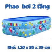 Bể Bơi 1m2 Dành Cho Bé Khuấy Động Ngày Hè Bể Phao 2 Tầng Cho Các Bẻ Nhỏ