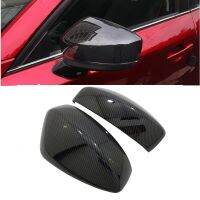 Side Door Mirror Carbon Fiber Look Rear View Rearview Caps Trim Car Covers Overlays Styling For Mazda CX-5 CX5 2017 2018 KF