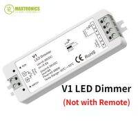 ไฟหรี่ LED แบบไร้สาย RF Switch12V 5V 24V 36V 8A PWM พร้อมรีโมทการปรับความสว่างสัมผัส1โซน2.4G สำหรับแถบ Led สีเดียว