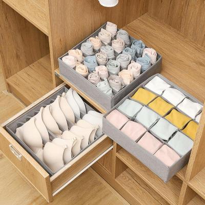 Underwear Underpants Organizer Foldable Home Cabinet Divider Storage Box Closet Organizer Drawer Socks Shorts Bra Storage Boxs