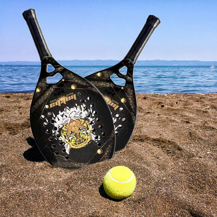 ไม้เทนนิสชายหาดพร้อมที่จับเบาะตามหลักสรีรศาสตร์สำหรับในร่มและกลางแจ้ง