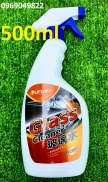 Chai Xịt Rửa Vệ Sinh Và Làm Trong Kính Lái Ô Tô OUFU Glass Cleaner 500ml