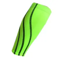 Outdoor Sport Calf Brace Support Protector Running Sleeve Compression Leg Care 1Pc Fluorescent green L