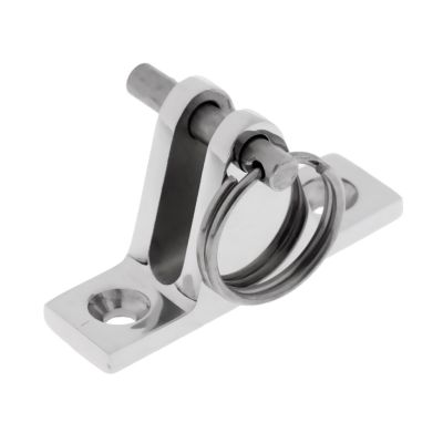 Marine Part Bimini Top Fitting 316 Stainless Steel Deck Hinge Hardware with Removable Pin - 2.36 x 0.7 inch/6 x 1.8 cm Accessories