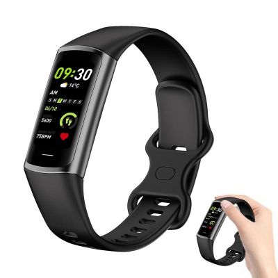 ◄❁▩ Inteligentny zegarek o wysokiej rozdzielczości Smart Watch do fitnessu śledzenie tętna Monitor jakości snu zegarek do Fitness Monitor tlenu i tętna