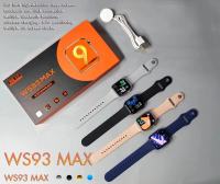 สมาร์ทวอทช์ WS93 MAX หน้าจอขนาดใหญ่ความละเอียดสูง 2.0 นิ้ว ฟังก์ชั่นบลูทูธที่หลากหลาย การชาร์จแบบไร้สาย ตำแหน่ง GPS ปิดหลายรายการ/Bluetooth