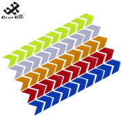 Circle Cool 10pcs set Arrow Reflective Car Body Sticker Waterproof Safety