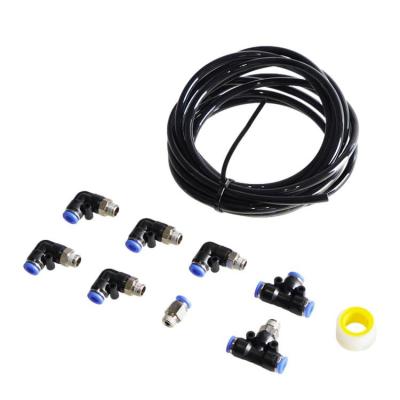 Push Lock Fittings Kit Vacuum Fitting Oil-Proof Moistureproof Cold-Proof PU And Metal Tubing Connector Car Accessories Vacuum Connectors Push Lock Fitting Wear-Resistant there