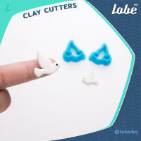 Dove Shape A Pair Clay Cutter/Polymer Clay Cutter/ Clay Tools/ แม่พิมพ์กดดินโพลิเมอร์รูปทรงนก DOVE คู่