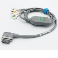 เข้ากันได้กับ Bio BI9800 BI9000 Holter Ecg Cable, 7 Leads