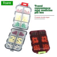 【HOT】 Pill Organizer Moisture Proof Pills for Purse Medicine Vitamin Holder