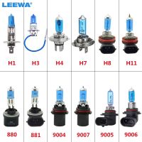 LEEWA 2pcs H1 H3 H4 H7 H8 H11 9004 9007 9005/HB3 9006/HB4 881 Car FogLights Bulb Car Headlight Bulbs