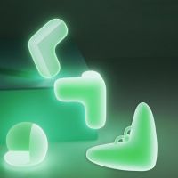 ۞✴▥ 10Pcs Luminous Silicone Protector Kids Table Corner Edge Protection Cover Baby Anti-collision Guards Children 39;s Safety Protector