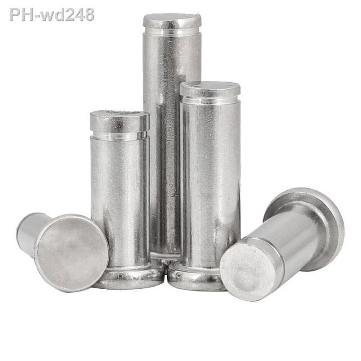 anti-corrosion-m3-m4-m5-m6-m8-m10-304-stainless-steel-flat-head-with-grooved-pin-shaft-circlip-pin-positioning-cylindrical-pin