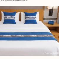 【Ready】? d bedse towel high-end luxury hotel homey Ce sle simple light luxury bed mat