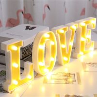 Gold English Lights Number 16cm Proposal Birthday Room Personalised Wedding Decoration