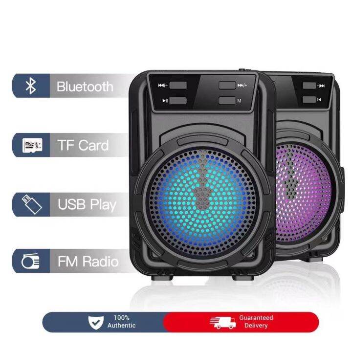 GTS1360 Super Bass Portable Wireless Bluetooth Speaker / Microphone