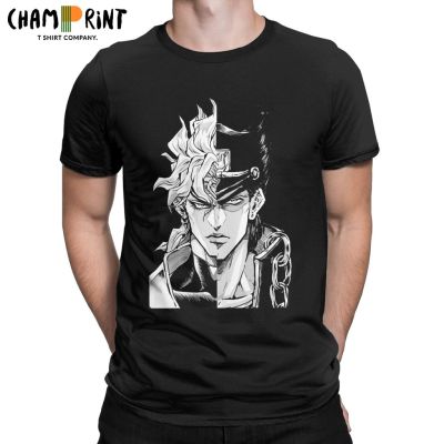 เสื้อยืดแขนสั้น คอกลม พิมพ์ลาย JoJo Bizarre Adventure Dio Brando Jotaro Kujo แฟชั่นสําหรับผู้ชาย