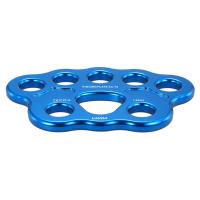 8 Holes Outdoor Rigging Plate 45KN Rock Climbing Mountaineering Anchor Point Connector Gear Rigging Plate