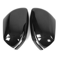 2Pcs Car Carbon Fiber Side Rearview Wing Mirror Cover for Honda Crv 2017