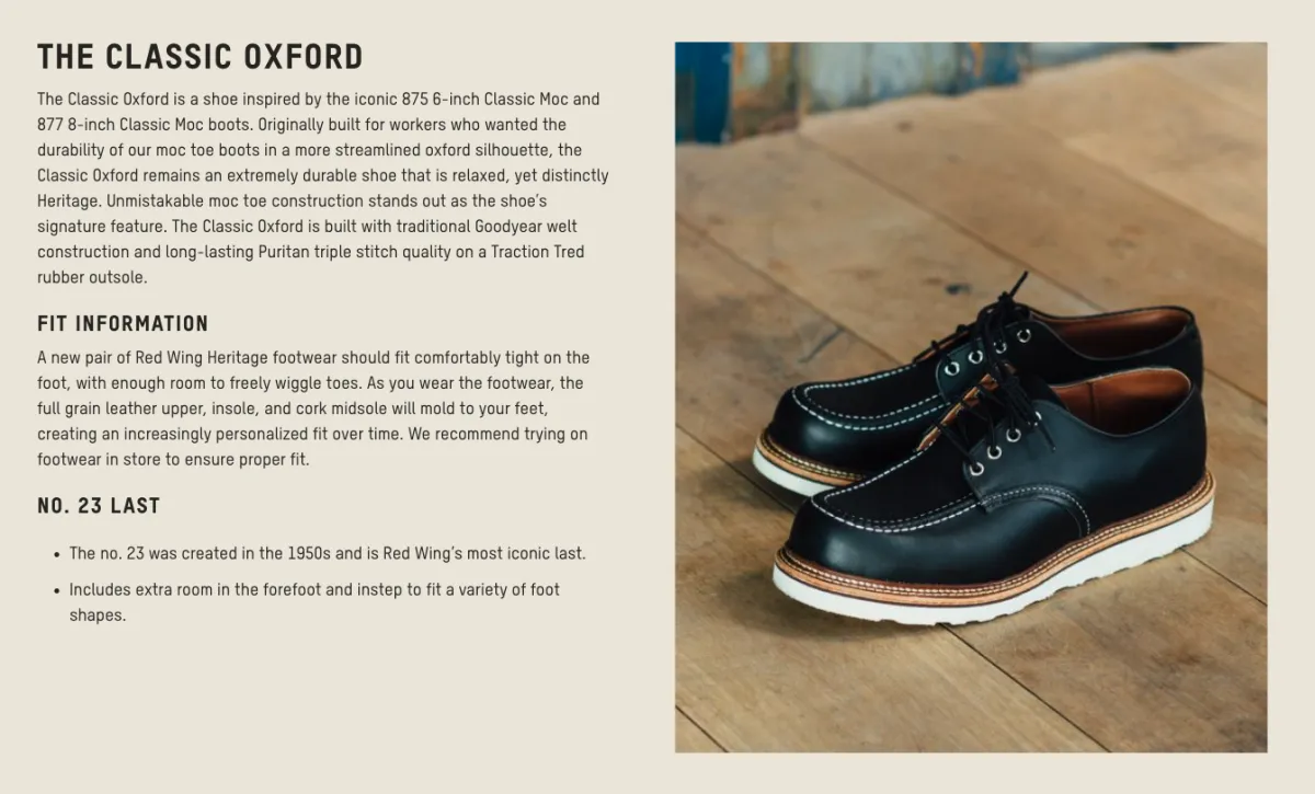 Red Wing Heritage Classic Oxford 9894 Irish Setter | Lazada Red Wing Heritage Classic Oxford 9894 Irish Setter | Lazada