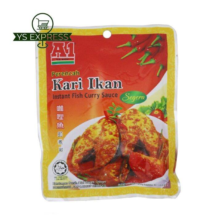 A1 Instant Fish Curry Sauce 200G Kari Ikan Lazada