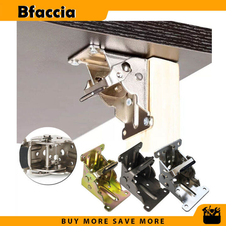 Bfaccia 90 Degree SelfLocking Folding Hinge Table Legs Chair Extension