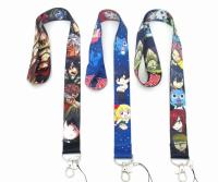 Wholesale lot Cartoon Fairy Tail Phone key chain Neck Strap Keys Camera ID Card Lanyard Free Shipping P036