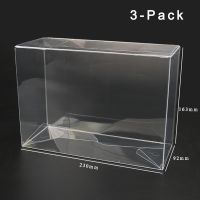 1Piece Transparent Display PET plastic cover For Funko pop 3-pack Limited Edition storage box