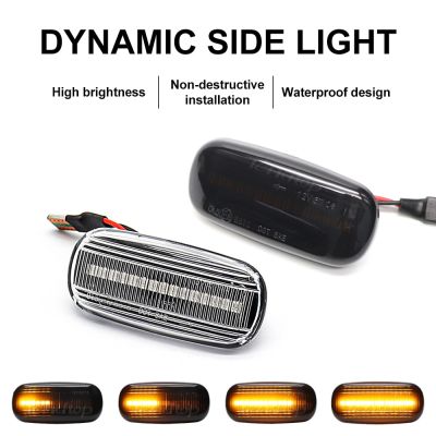 【CW】Dynamic Turn Signal Light For Audi A3 S3 8P A4 S4 RS4 B6 B7 B8 A6 S6 RS6 C5 C7 Flashing LED Side Marker Fender Indicator Lights