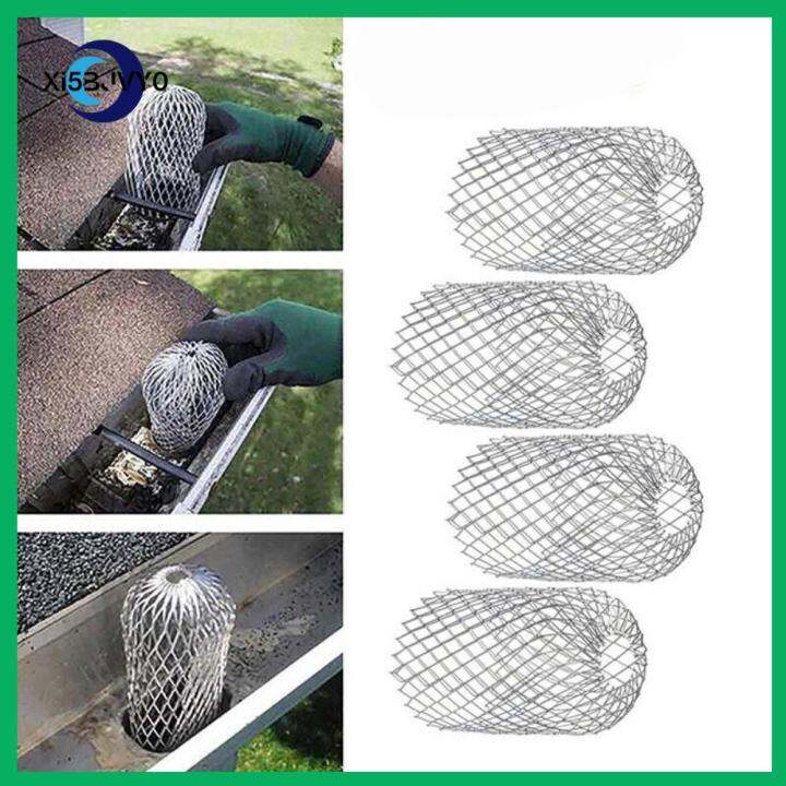 NAILS STUDIO 2Pcs Durable Downpipe Strainer Drainage Plumbing Fitting