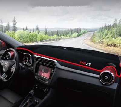 แผงหน้าปัดรถยนต์หลีกเลี่ยงอุุปกรณ์ยกพื้นแผ่นไฟสำหรับสเก็ตภาพพรมผ้าคลุมโต๊ะพรมสำหรับ MG ZS EV 2017 2018 2019 2020 2021อุปกรณ์เสริม2022